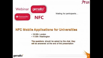 NFC Webinar: Mobile applications for Universities