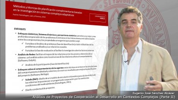 ANÁLISIS DE PROYECTOS DE COOPERACIÓN AL DESARROLLO EN CONTEXTOS COMPLEJOS