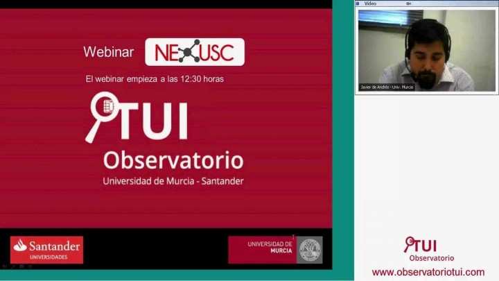 Webinar NEXUSC para Universidades Españolas