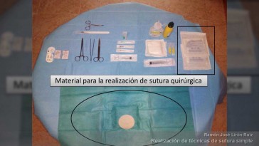 Realización de técnicas de sutura simple
