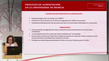 La acreditación de enseñanzas y la evaluación del profesorado en la Univresidad de Murcia