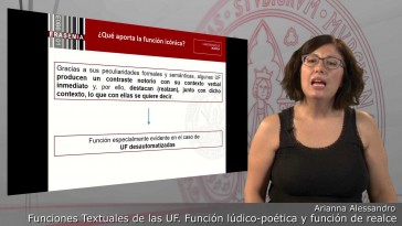 Funciones textuales de las UF. 4. Función lúdico-poética y función de realce