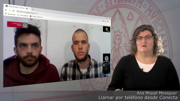 Conecta. LLamada extensión telefónica de la Universidad de Murcia