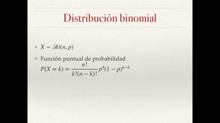Distribuciones de Bernoulli,  binomial y geométrica