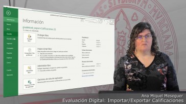 Exportar/Importar las notas en la herramienta Calificaciones del Aula Virtual