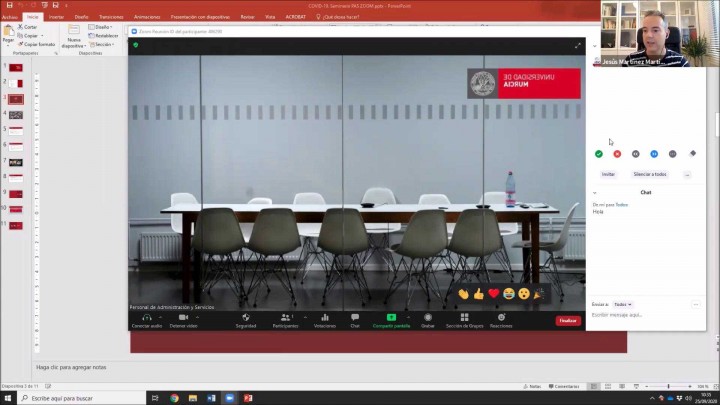 Seminario web sobre la herramienta de videoconferencia Zoom