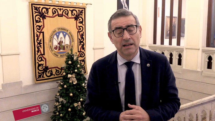 Felicitación de Navidad del rector de la Universidad de Murcia