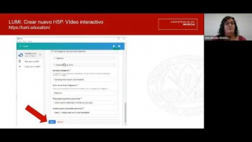 Diseño de contenidos interactivos H5P y LUMI: Crea un video interactivo