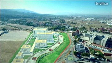 Vista aérea del Campus Ciencias de la Salud