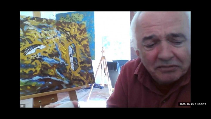 Ilidio Salteiro nos habla de su pintura.