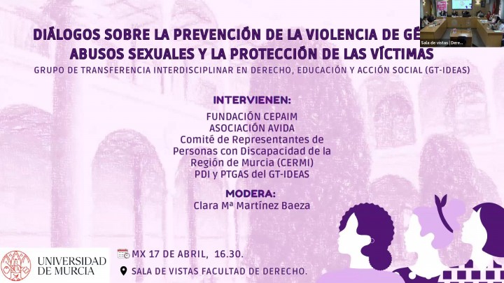 Mesa redonda. Diálogos sobre la prevención de la violencia de género y abusos sexuales y la protecci