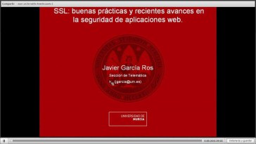 SSL. Buenas prácticas de seguridad en aplicaciones Web