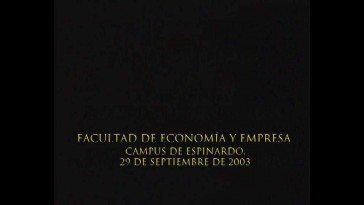 Apertura Curso e Investidura Doctora Honoris Causa Margarita Salas 2003