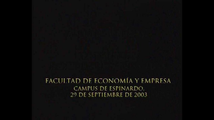 Apertura Curso e Investidura Doctora Honoris Causa Margarita Salas 2003