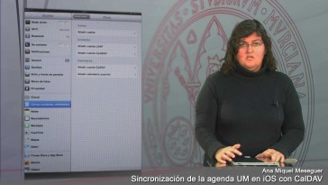 Sincronización de la Agenda UM en iOS con CalDAV