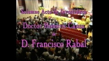 Doctor Honoris Causa Francisco Rabal 1995