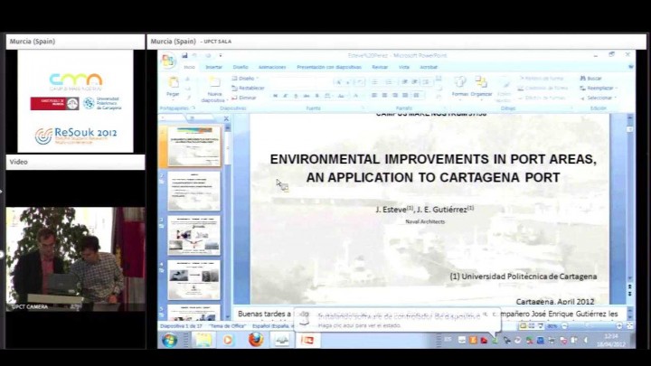 Enviromental improvements in port areas. An application to Cartagena Port