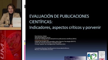 I Jornada de Revistas Científicas de la Universidad de Murcia