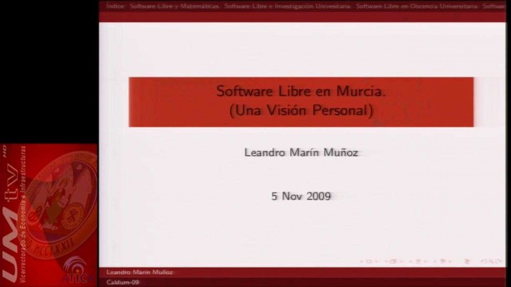 Mesa Redonda. "El Software libre en Murcia: una visión personal"