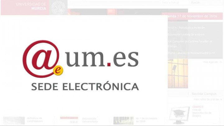 Sede Electrónica de la Universidad de Murcia
